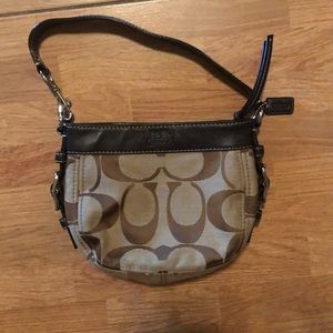 Coach bag, lavender interior